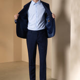 Anti-Bacterial Check Smart Fit Suit Blazer