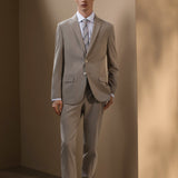 Anti-Bacterial Nylon Blend Twill Tailored Fit Suit Blazer
