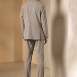 Anti-Bacterial Nylon Blend Twill Tailored Fit Suit Blazer