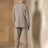 Anti-Bacterial Nylon Blend Twill Tailored Fit Suit Blazer
