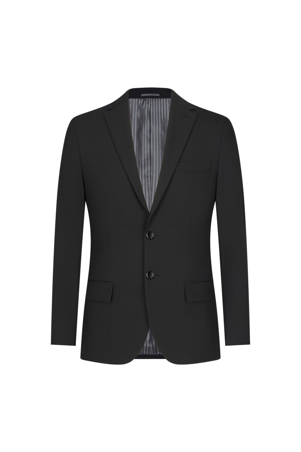 Anti-Bacterial Nylon Blend Twill Tailored Fit Suit Blazer