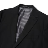Anti-Bacterial Nylon Blend Twill Tailored Fit Suit Blazer