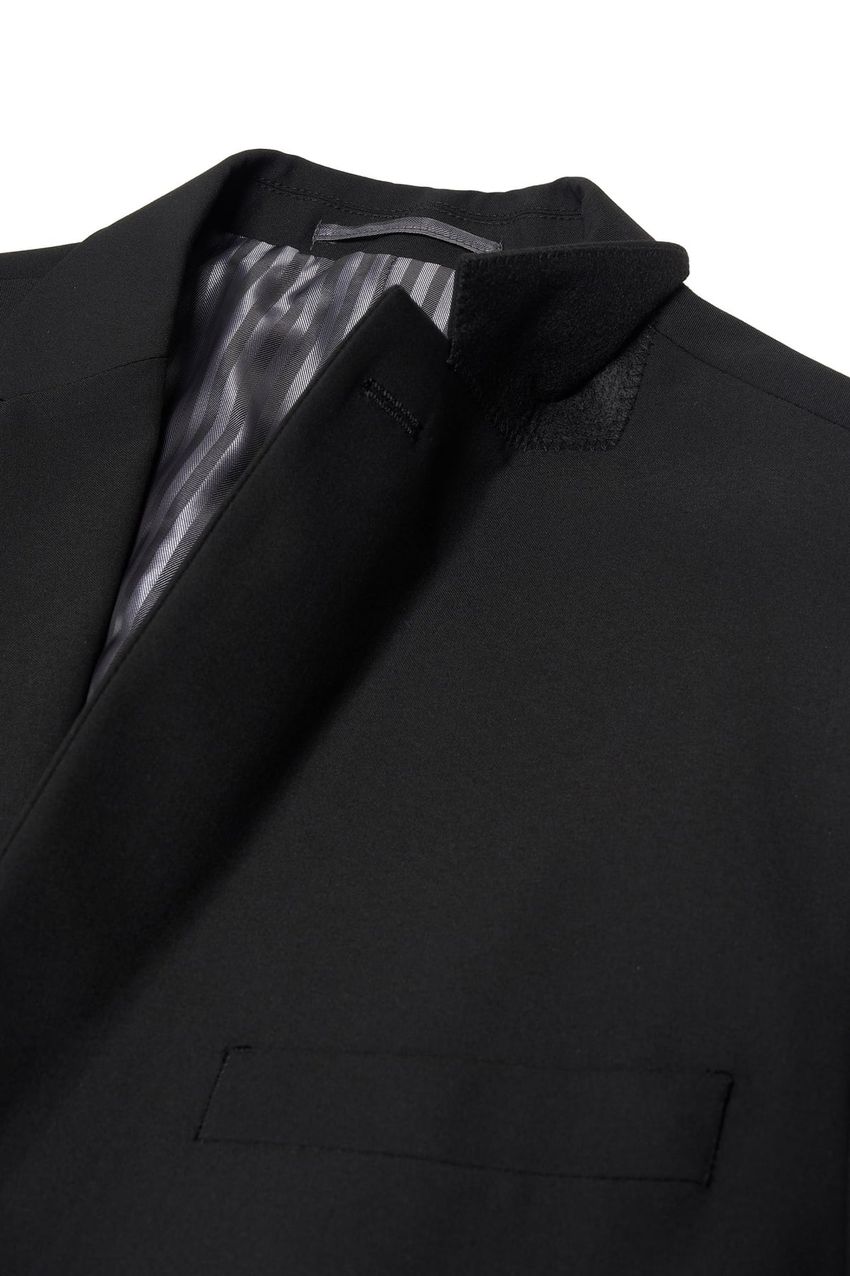 Anti-Bacterial Nylon Blend Twill Tailored Fit Suit Blazer