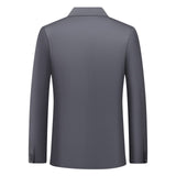 Wool Blend Twill Slim Fit Suit Blazer