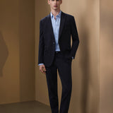 Wool Blend Twill Slim Fit Suit Blazer