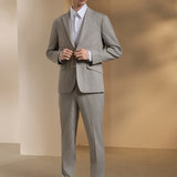Linen Blend Texture Smart Fit Suit Blazer