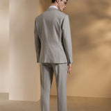 Linen Blend Texture Smart Fit Suit Blazer