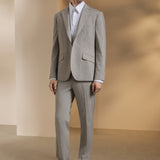 Linen Blend Texture Smart Fit Suit Blazer