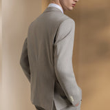 Linen Blend Texture Smart Fit Suit Blazer
