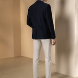 Knit Jacquard Smart Fit Casual Blazer