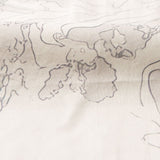 Non-Iron Pure Cotton Topographic Map Print Relax Fit Long Sleeve Casual Shirt