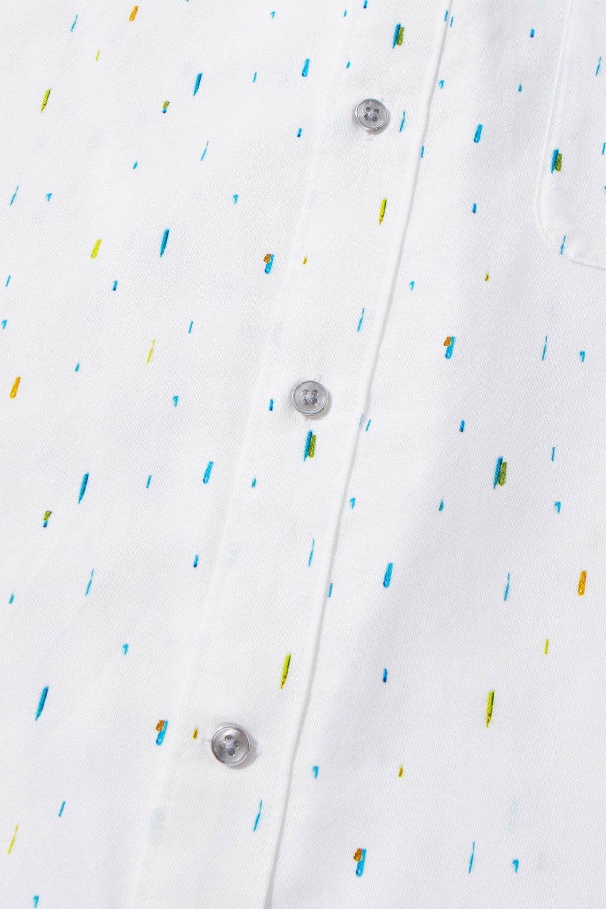 G2000 - Shirts - Non-Iron Pure Cotton Dotted Dash Print Comfort Fit Long Sleeve Casual Shirt