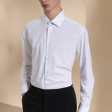 Easy Ironing Silky Touch Stretch Poplin Smart Fit Long Sleeve Shirt