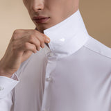 Easy Ironing Silky Touch Stretch Poplin Smart Fit Long Sleeve Shirt