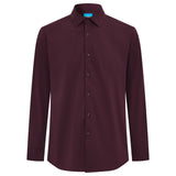 Easy Ironing Silky Touch Stretch Poplin Smart Fit Long Sleeve Shirt