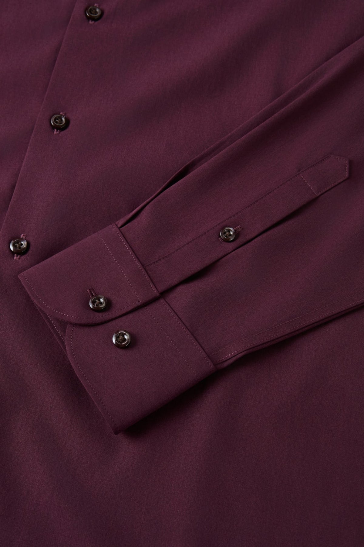 Easy Ironing Silky Touch Stretch Poplin Smart Fit Long Sleeve Shirt