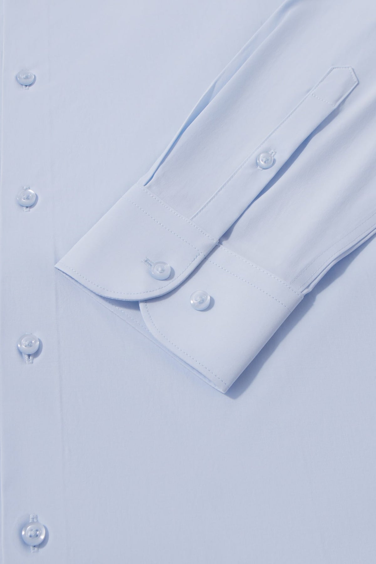 Easy Ironing Silky Touch Stretch Poplin Smart Fit Long Sleeve Shirt