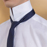 Non-Iron Cotton Stretch Dobby Texture Smart Fit Long Sleeve Shirt