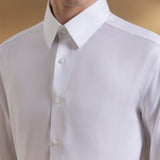 Non-Iron Cotton Stretch Oxford Smart Fit Long Sleeve Shirt