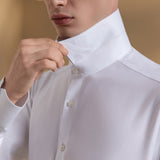 Non-Iron Cotton Stretch Oxford Smart Fit Long Sleeve Shirt