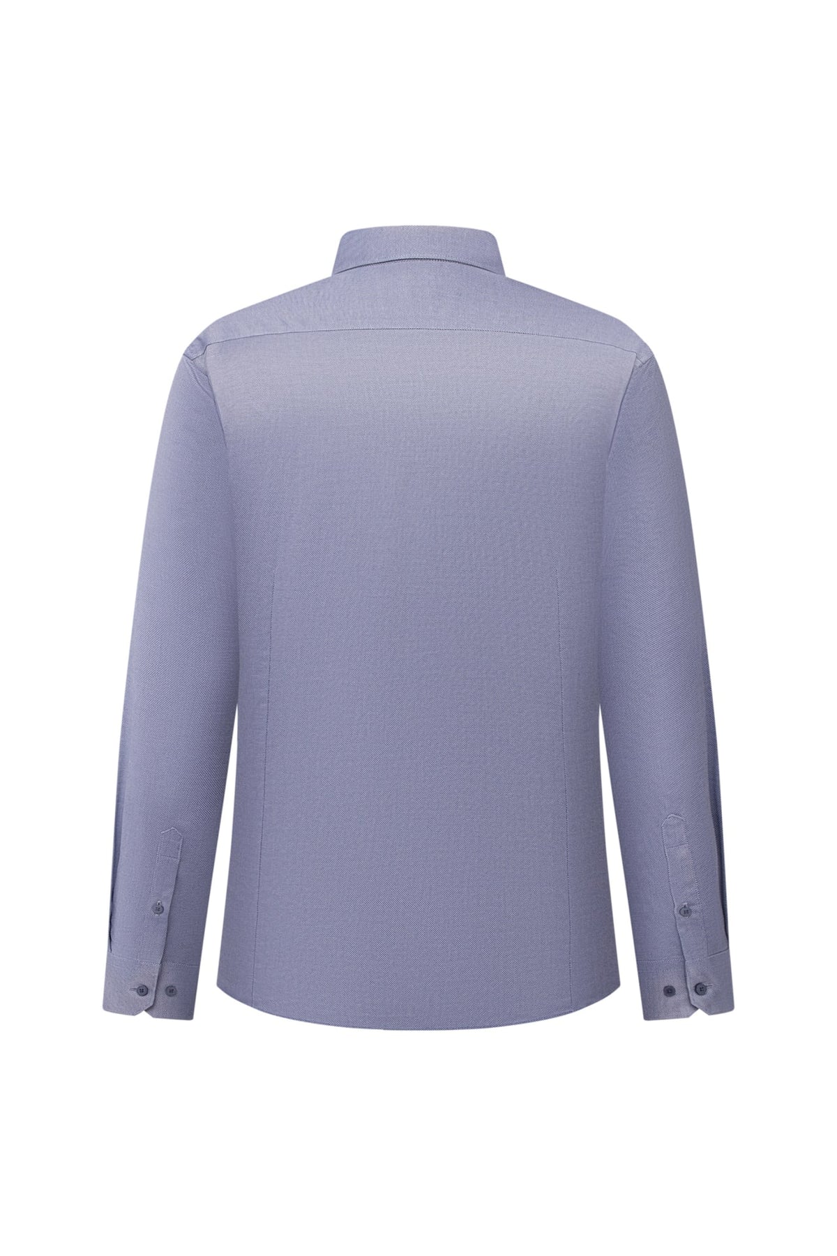 Non-Iron Cotton Stretch Dobby Texture Smart Fit Long Sleeve Shirt