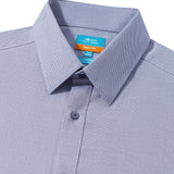 Non-Iron Cotton Stretch Dobby Texture Smart Fit Long Sleeve Shirt