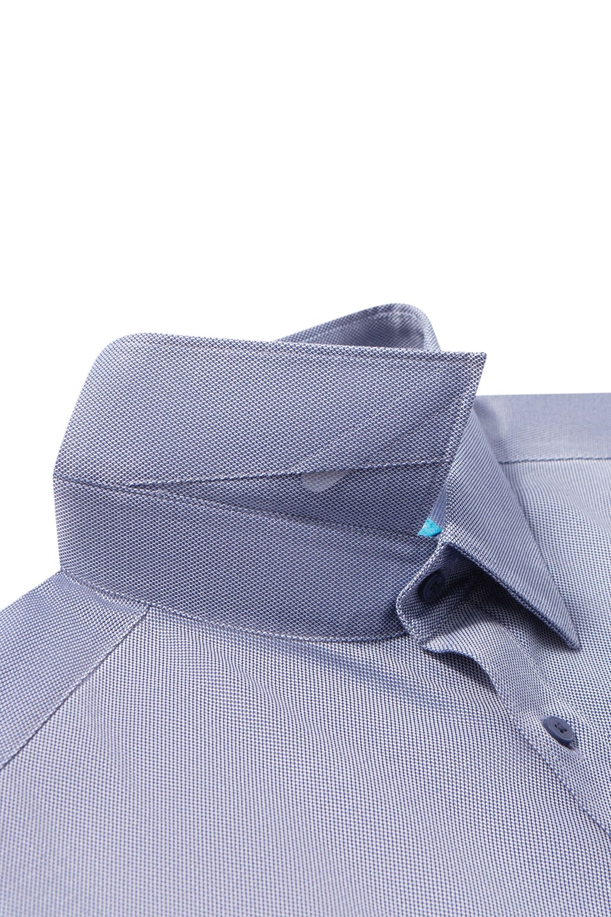 Non-Iron Cotton Stretch Dobby Texture Smart Fit Long Sleeve Shirt