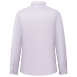 Non-Iron Cotton Stretch Dobby Texture Smart Fit Long Sleeve Shirt