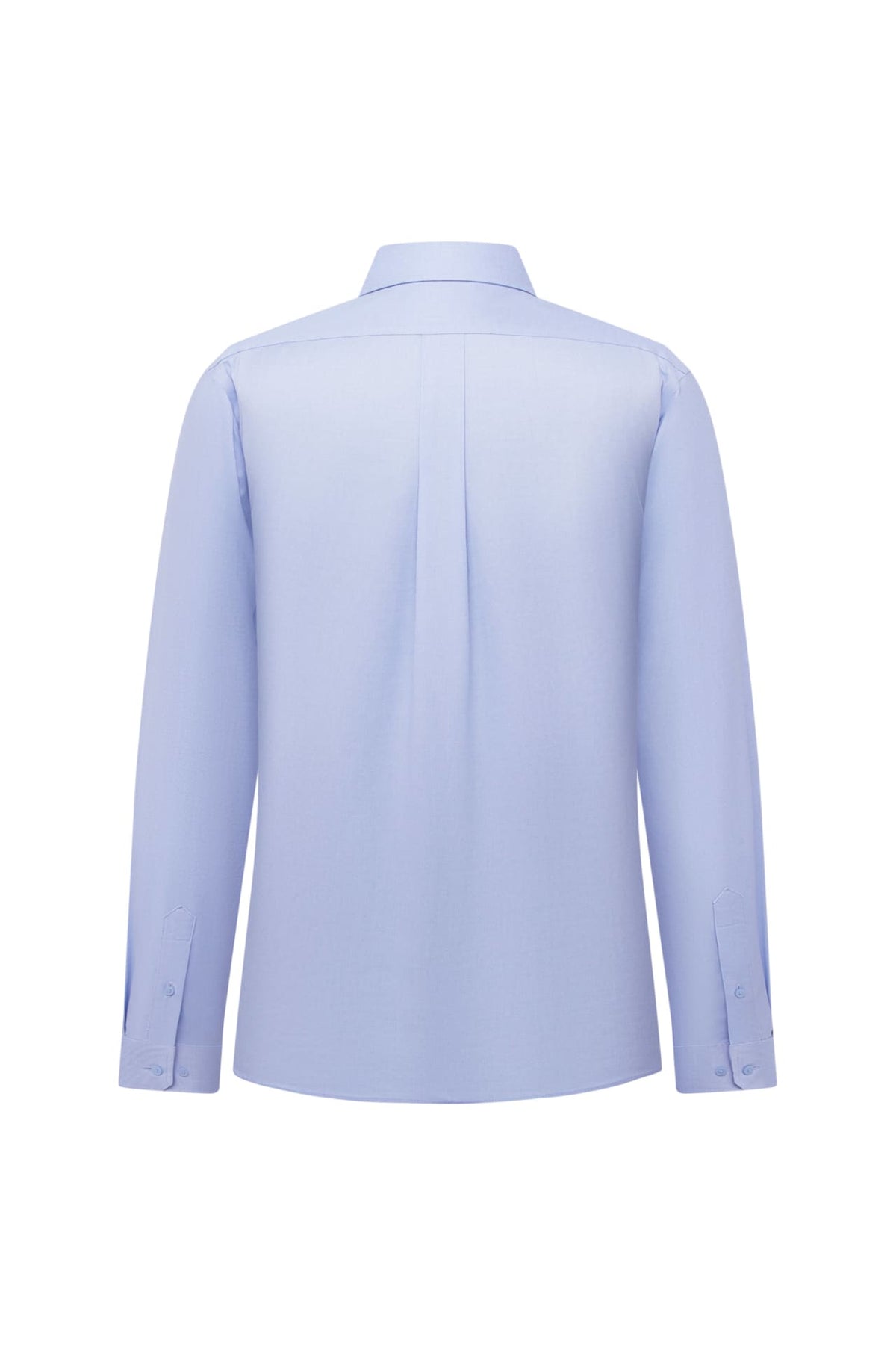 Non-Iron Cotton Stretch Dobby Texture Regular Fit Long Sleeve Shirt