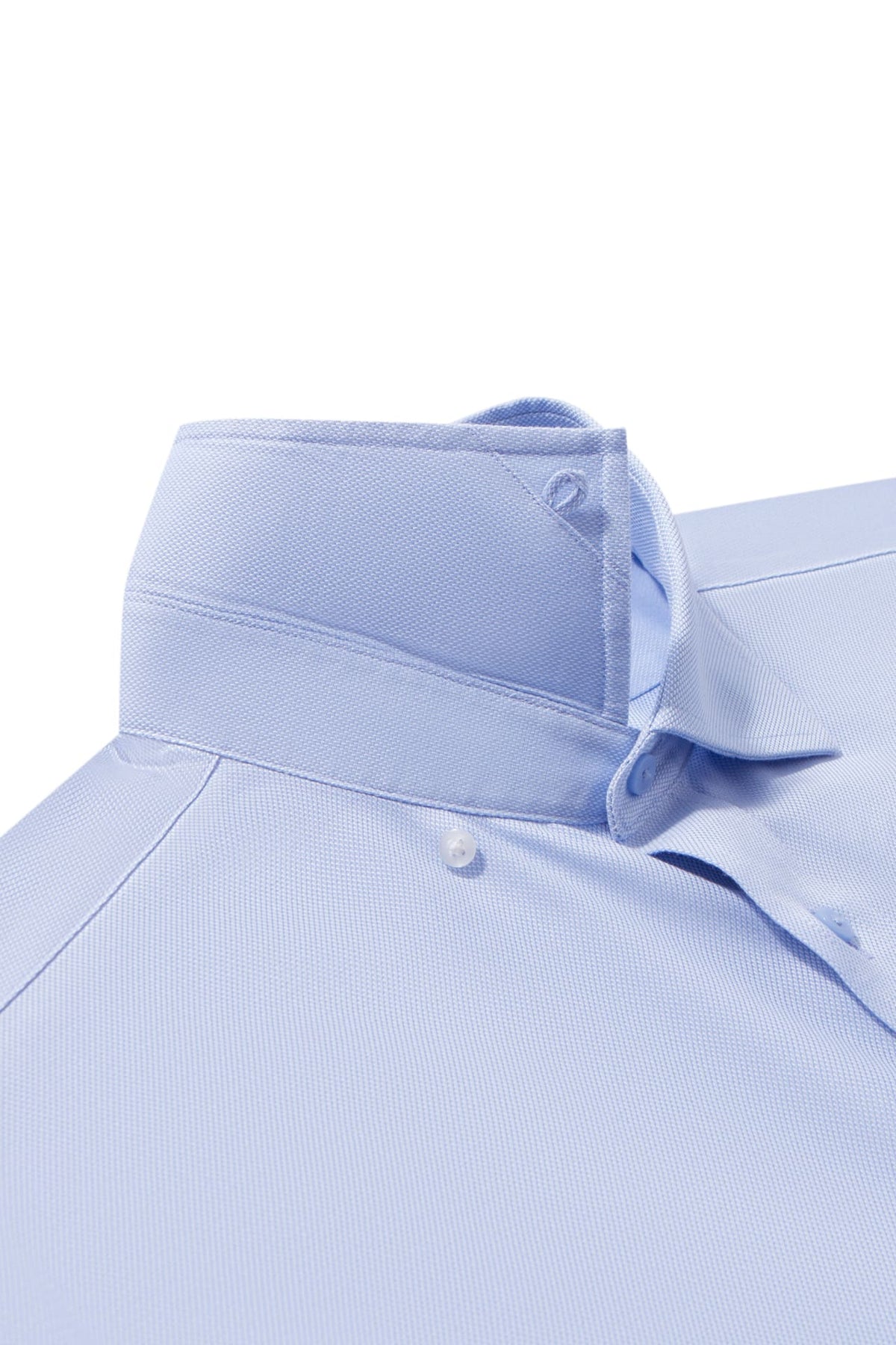 Non-Iron Cotton Stretch Dobby Texture Regular Fit Long Sleeve Shirt