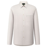 Lyocell Blend Relax Fit Long Sleeve Casual Shirt