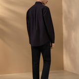 Lyocell Blend Relax Fit Long Sleeve Casual Shirt