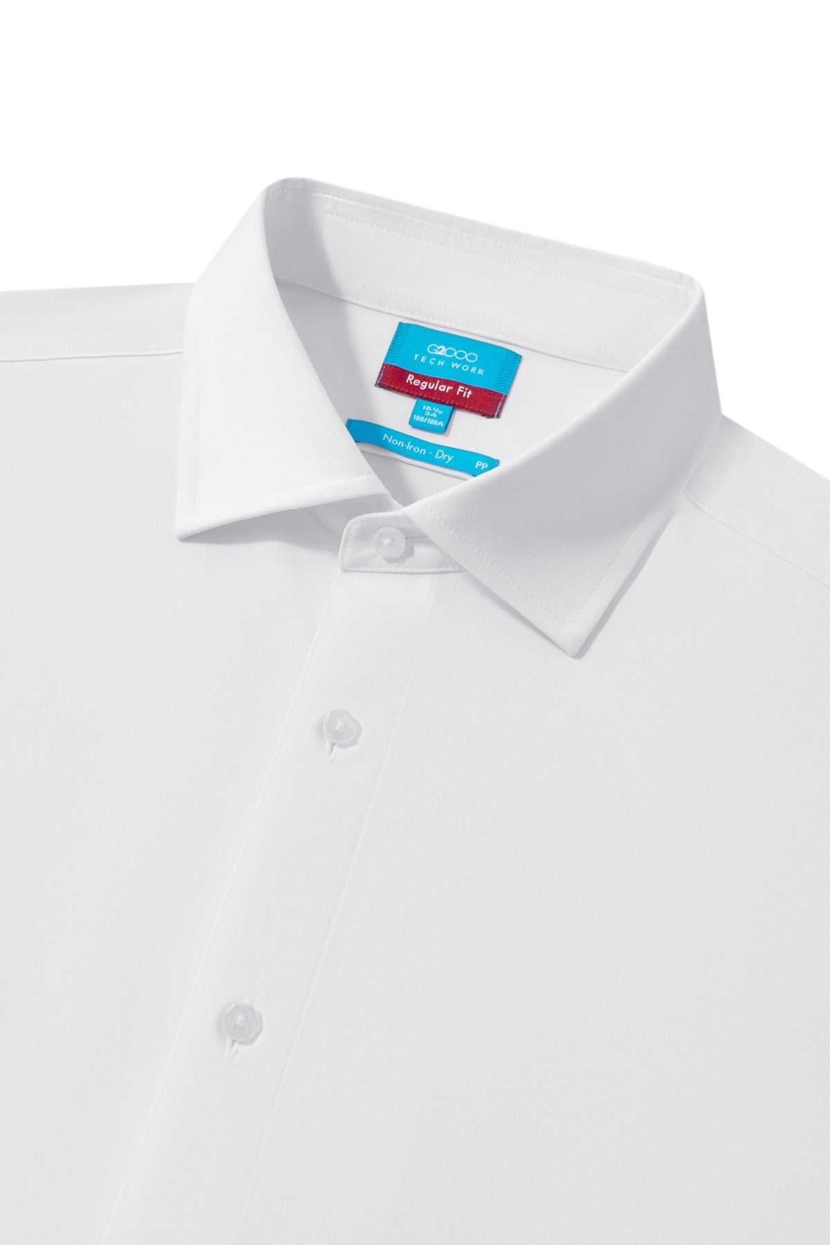 Non-Iron Dry Poplin Regular Fit Long Sleeve Shirt