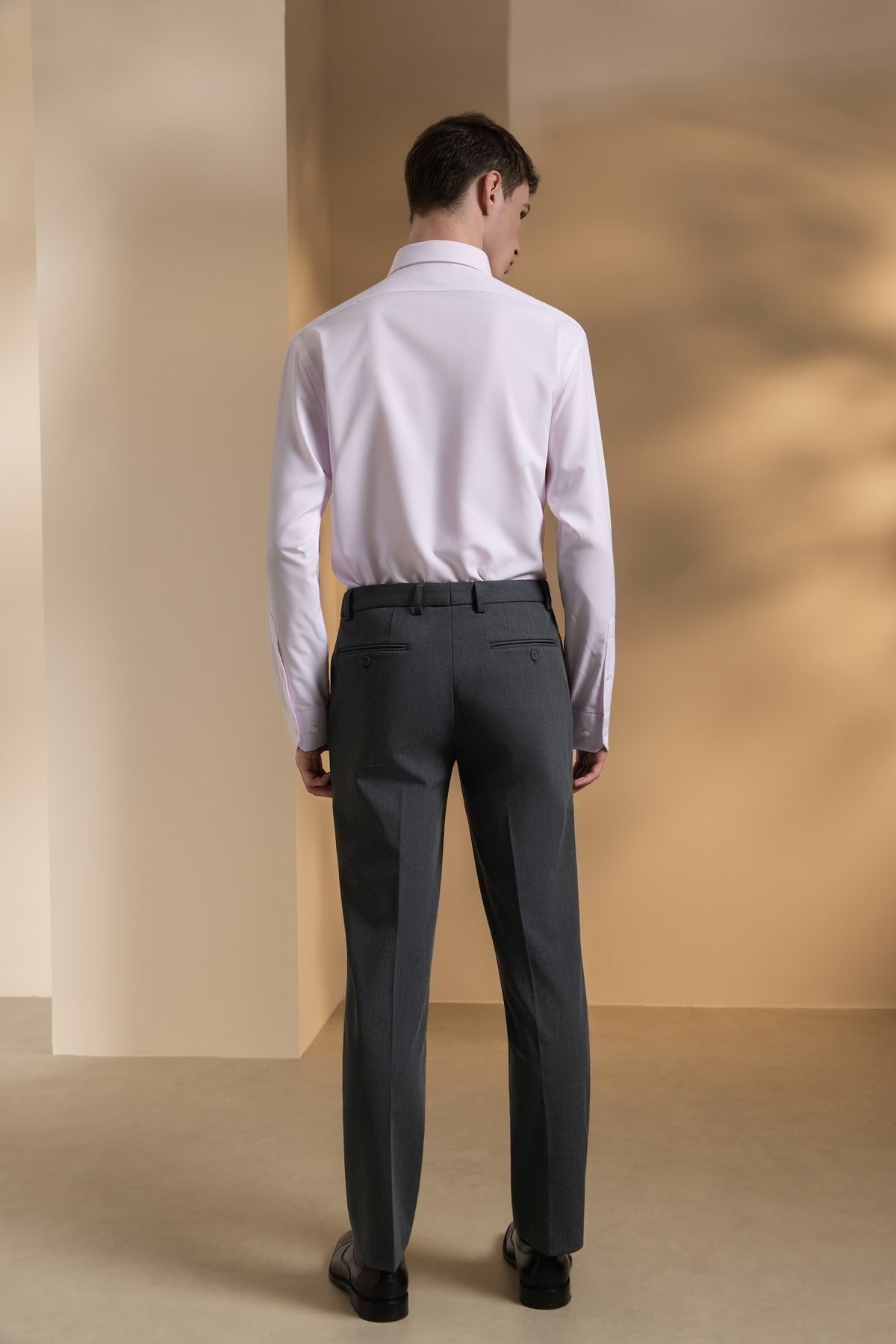 Non-Iron Dry Poplin Regular Fit Long Sleeve Shirt