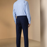 Non-Iron Dry Semi Solid Smart Fit Long Sleeve Shirt