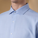 Non-Iron Dry Semi Solid Smart Fit Long Sleeve Shirt
