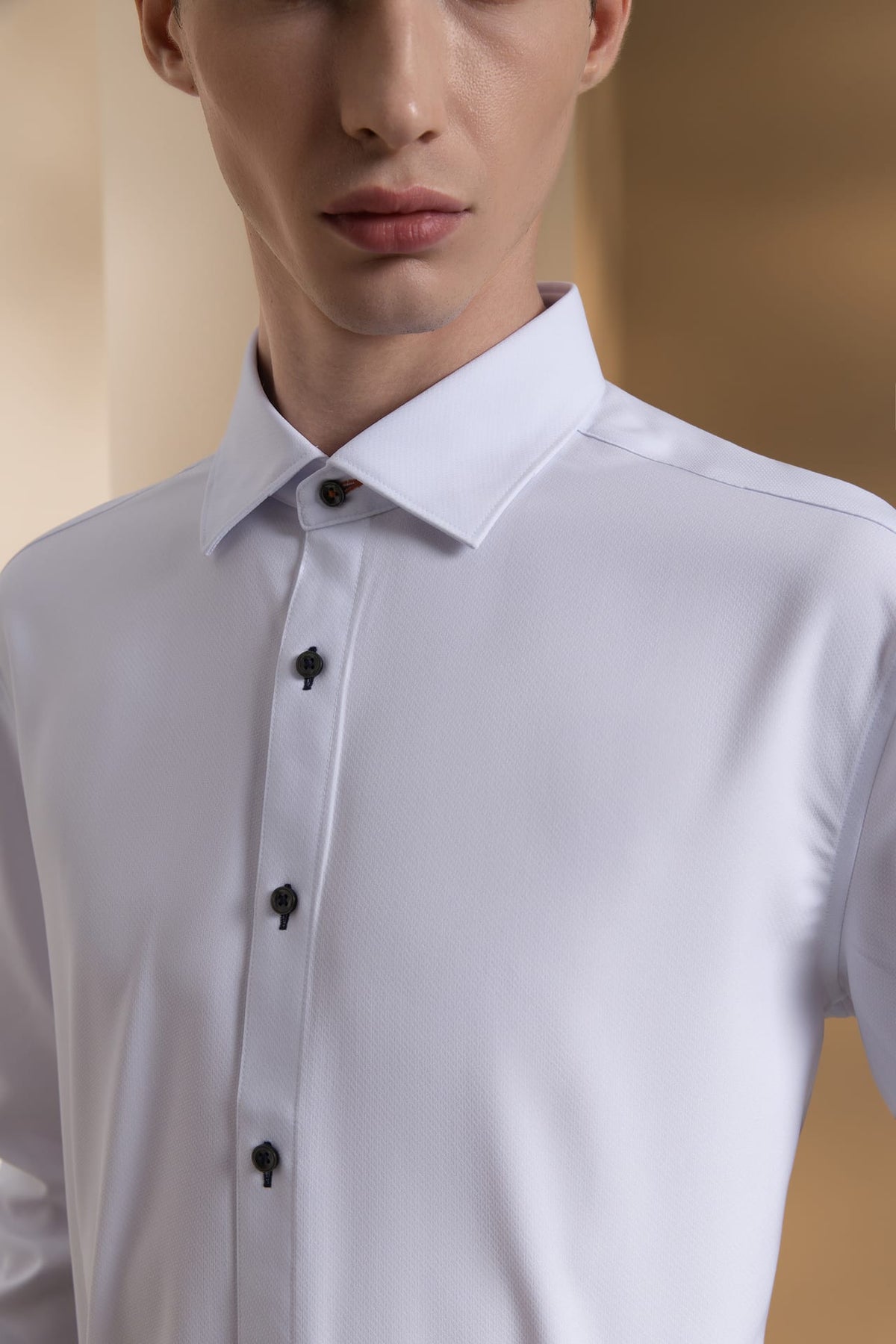 Non-Iron Dry Oxford Smart Fit Long Sleeve Shirt