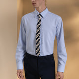 Non-Iron Dry 2-Tone Oxford Smart Fit Long Sleeve Shirt