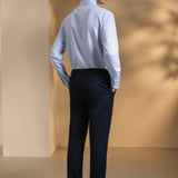 Non-Iron Dry 2-Tone Oxford Smart Fit Long Sleeve Shirt
