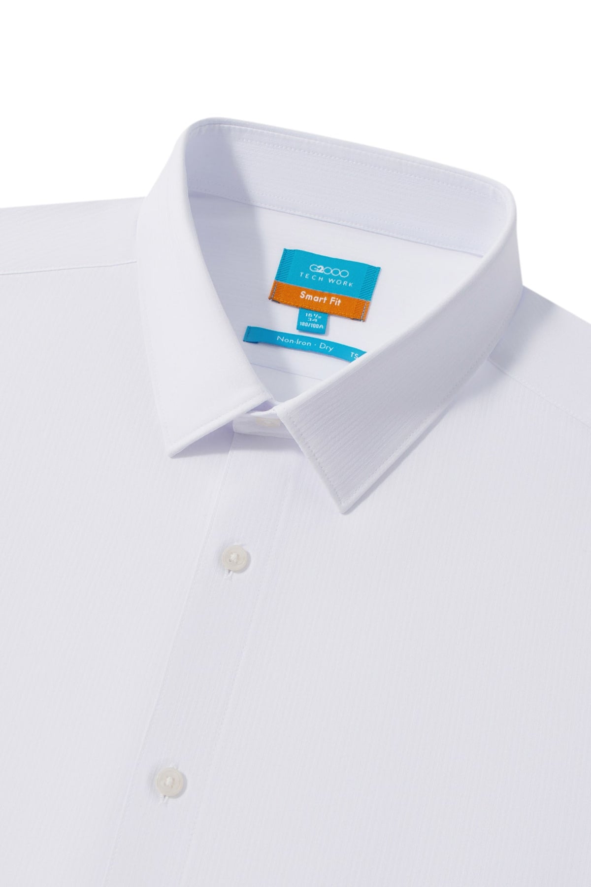 Non-Iron Dry Texture Smart Fit Long Sleeve Shirt