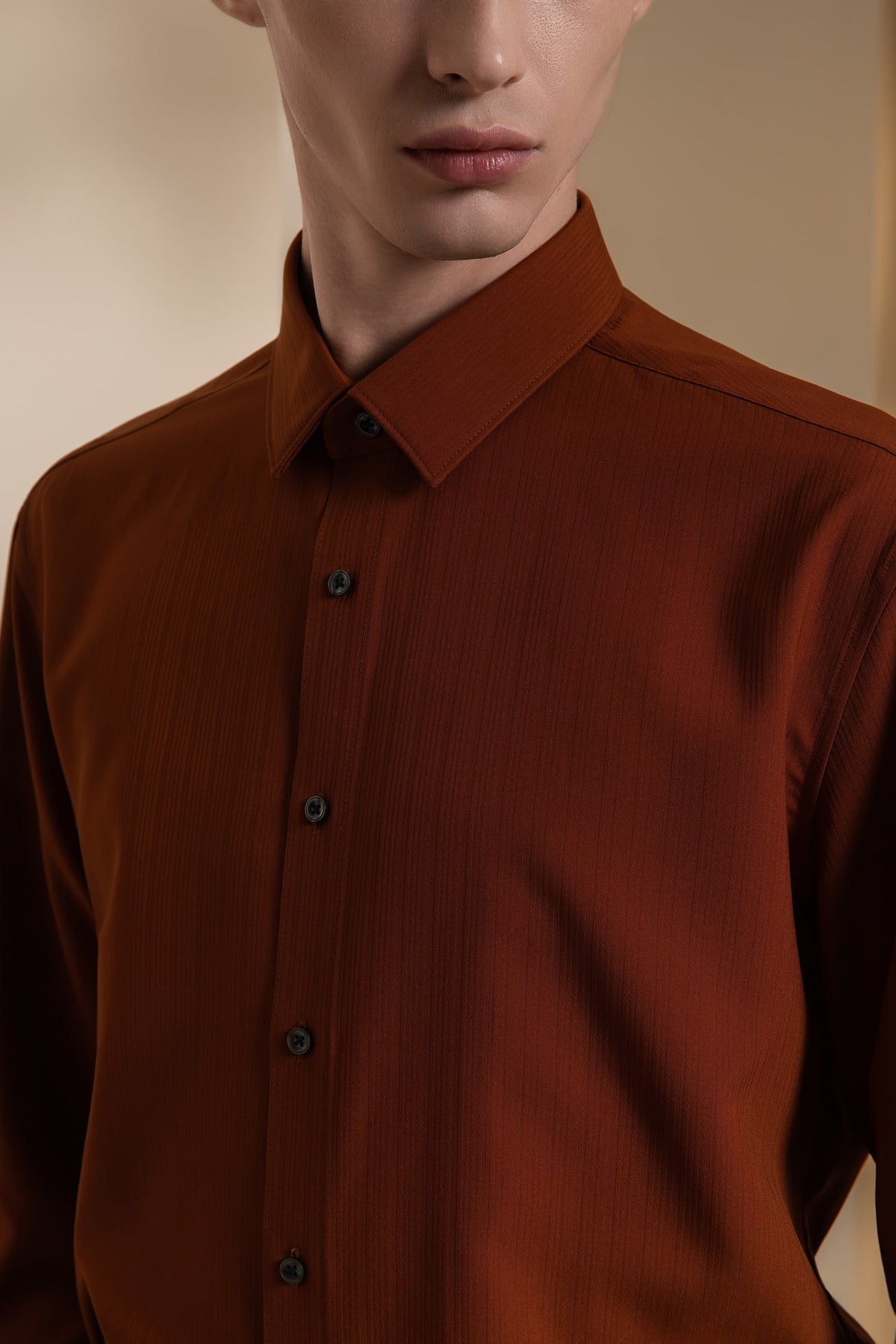 Non-Iron Dry Texture Smart Fit Long Sleeve Shirt