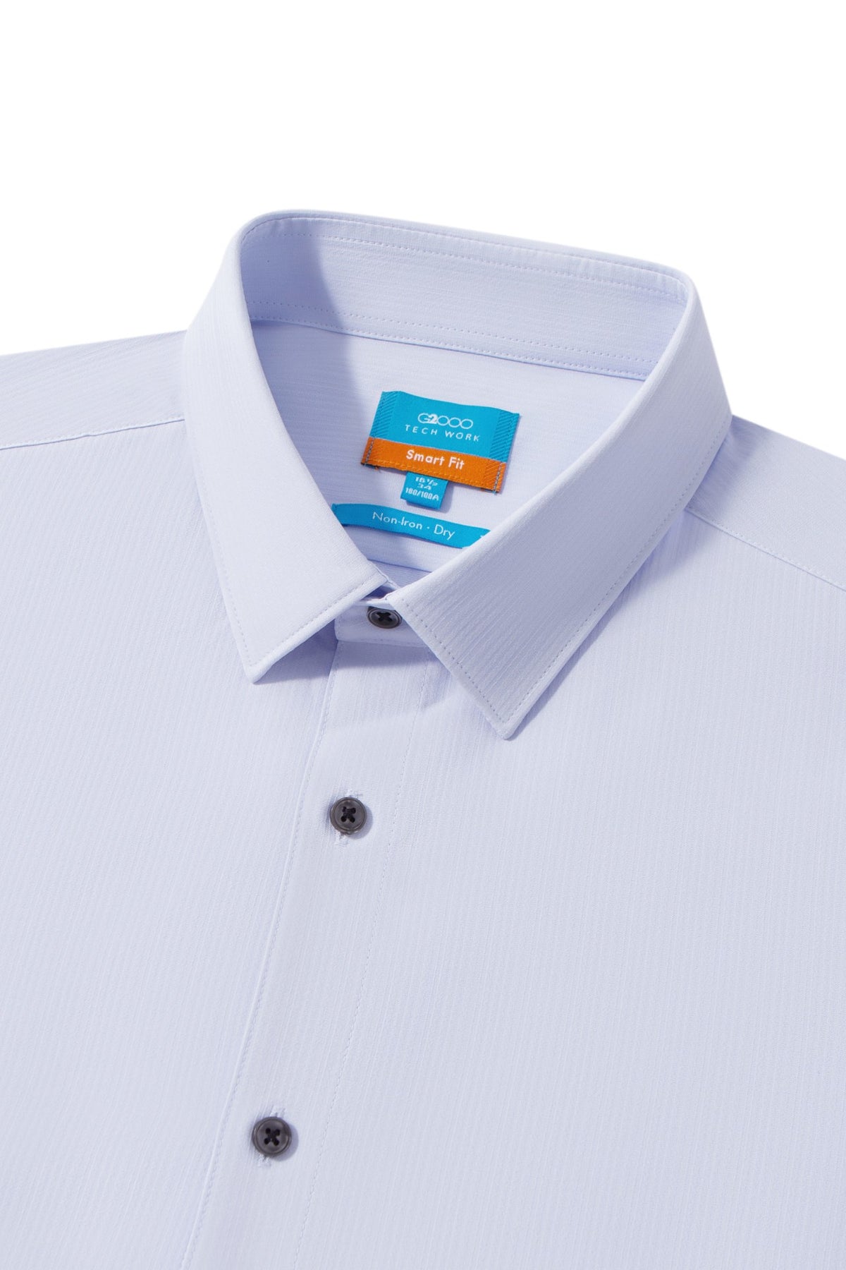 Non-Iron Dry Texture Smart Fit Long Sleeve Shirt