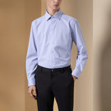 Non-Iron Dry Stretch Stripe Smart Fit Long Sleeve Shirt