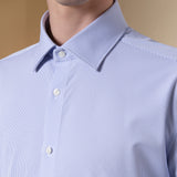 Non-Iron Dry Stretch Stripe Smart Fit Long Sleeve Shirt