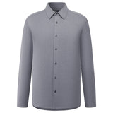 2 Side Brush Twill Comfort Fit Long Sleeve Casual Shirt