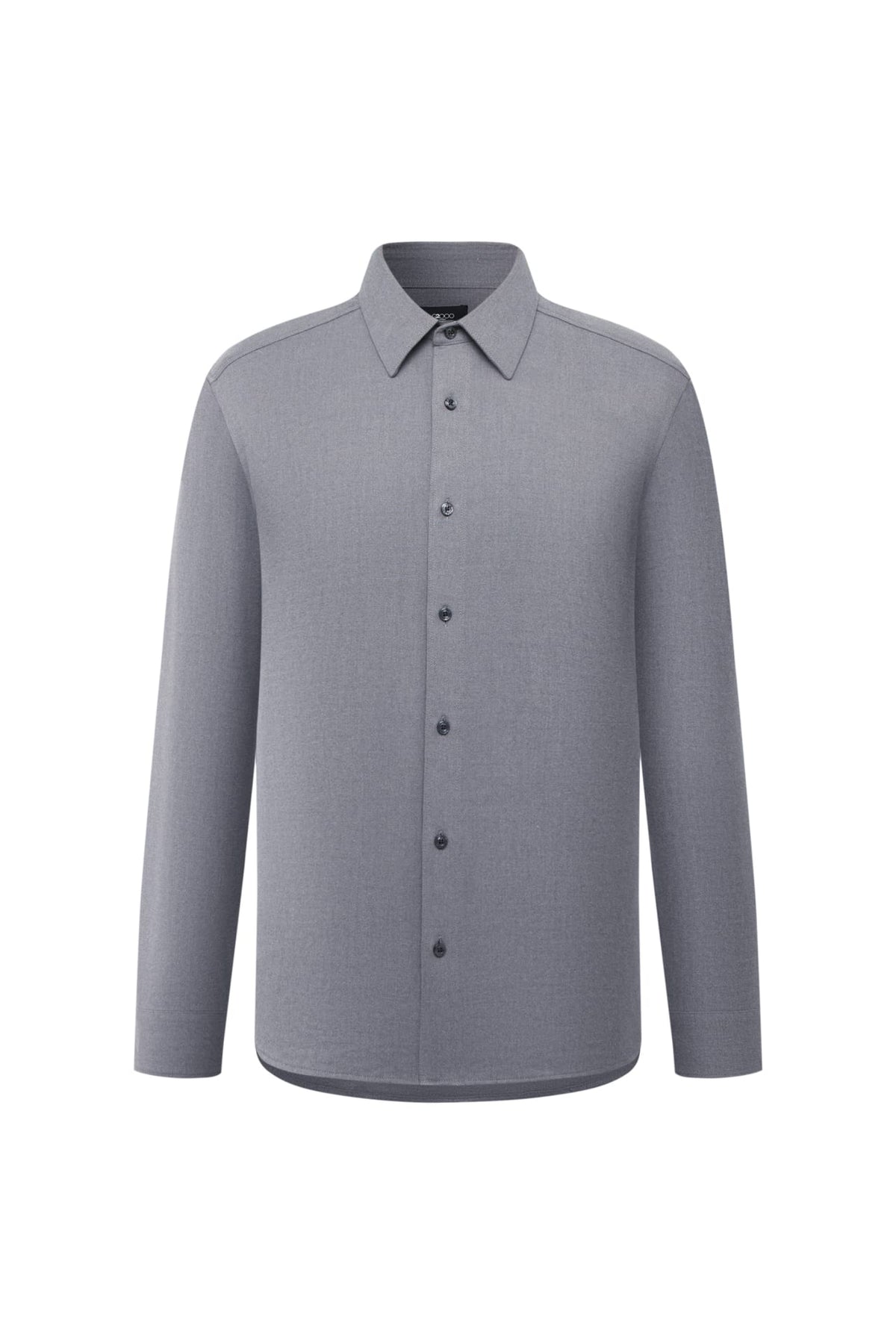 2 Side Brush Twill Comfort Fit Long Sleeve Casual Shirt