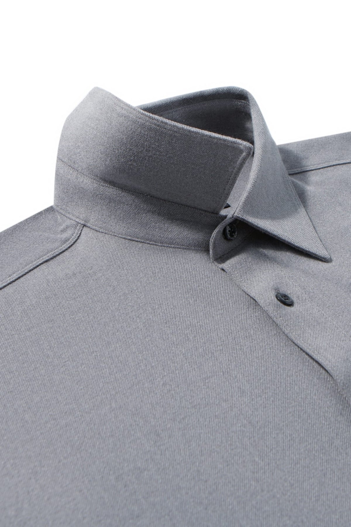 2 Side Brush Twill Comfort Fit Long Sleeve Casual Shirt
