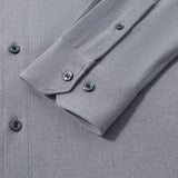 2 Side Brush Twill Comfort Fit Long Sleeve Casual Shirt