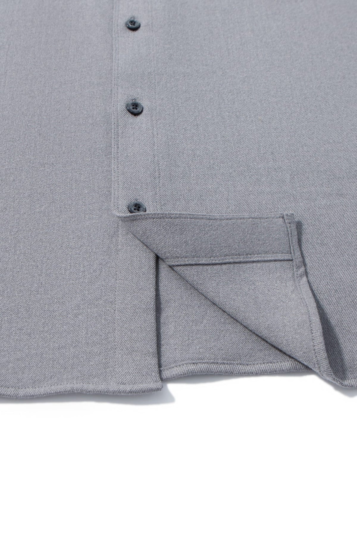 2 Side Brush Twill Comfort Fit Long Sleeve Casual Shirt