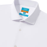 Non-Iron Three Proof Finish Dobby Twill Smart Fit Long Sleeve Shirt